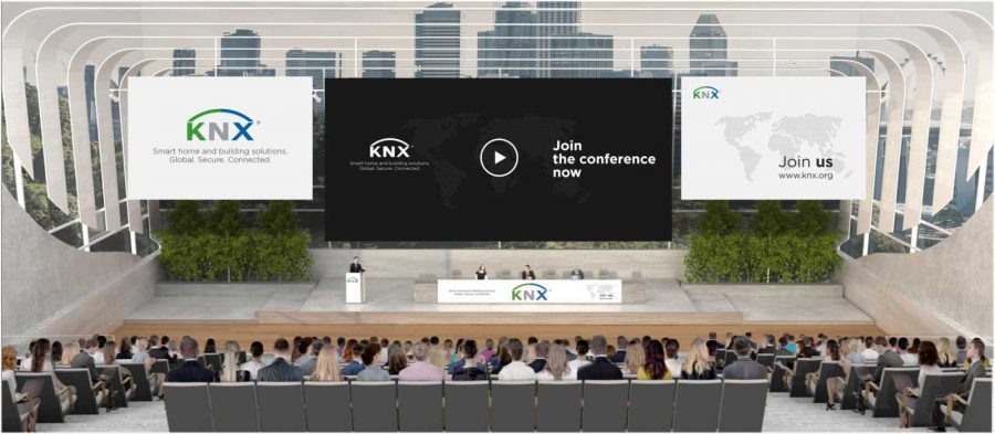 Targi KNXperience 2021 - zdjęcie przedstawiające Salę konferencyjną